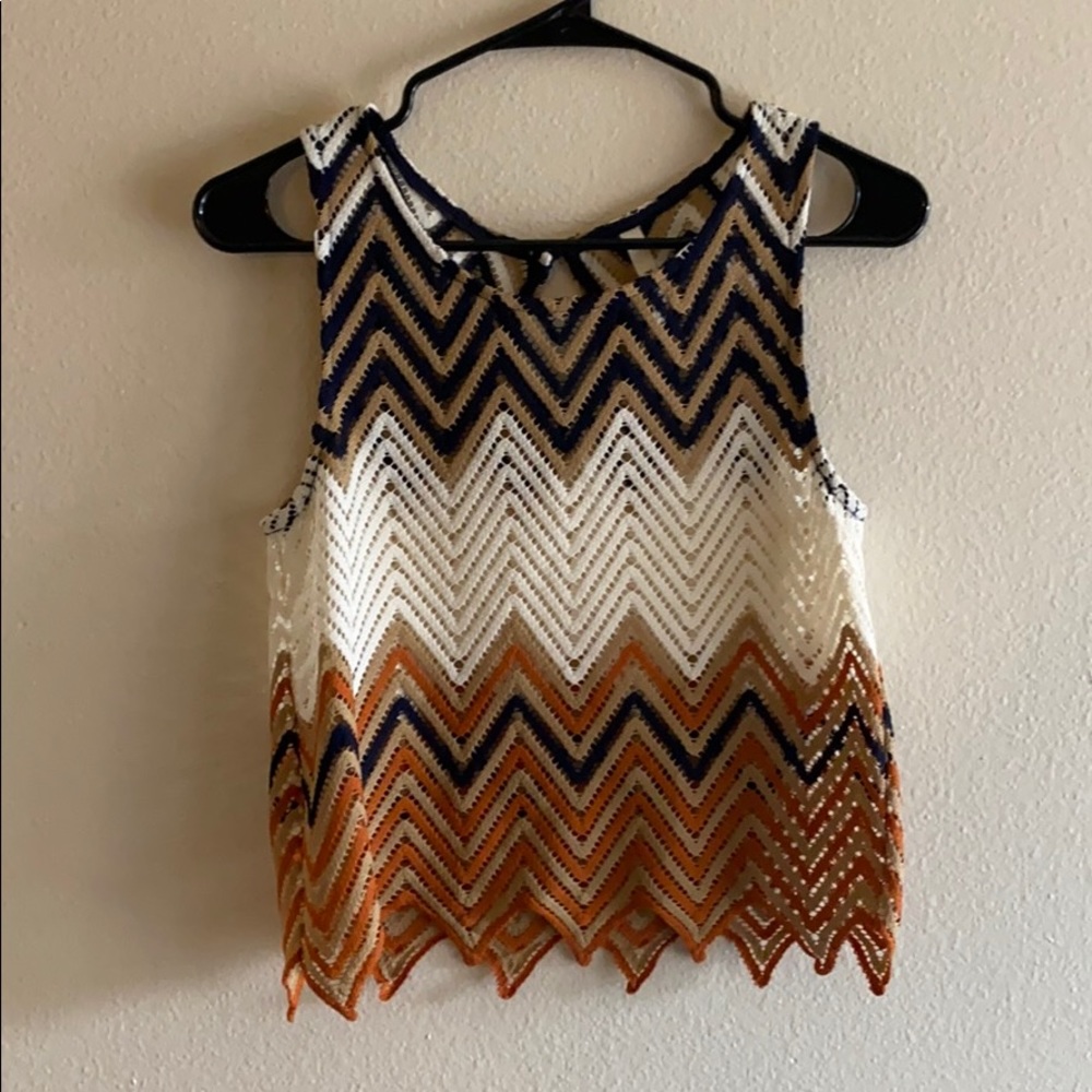 Knitted crop top
